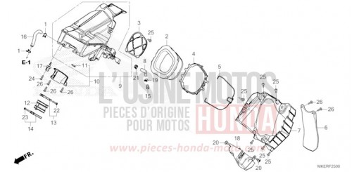 AIR CLEANER (CRF450RR/RWER/RXR) CRF450RR de 2024